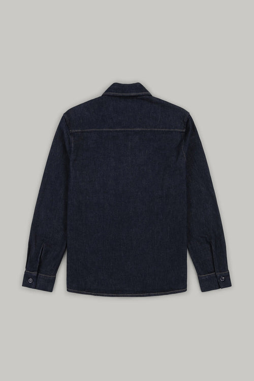 Bart Denim Button Overshirt - EverBlue