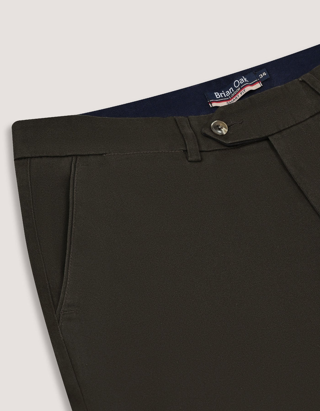 Chocolate Brown Moleskin Chino Trouser