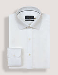 Plain White Cotton Dress Shirt