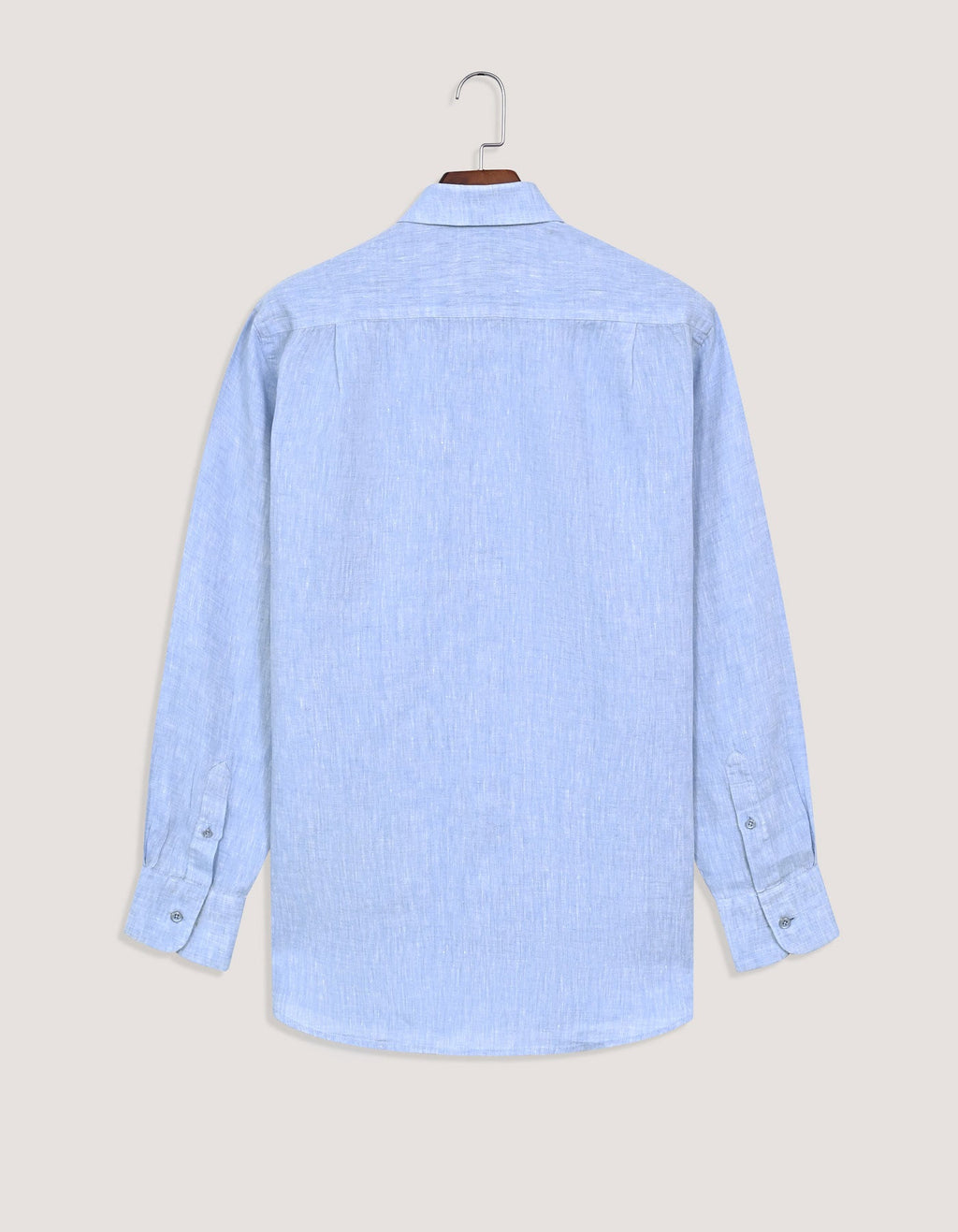 Pure Linen Shirt - Sky Blue