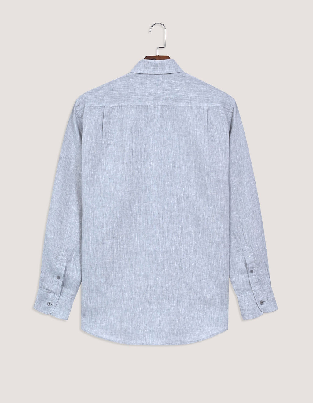Pure Linen Shirt - Light Grey
