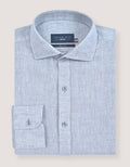Pure Linen Shirt - Light Grey