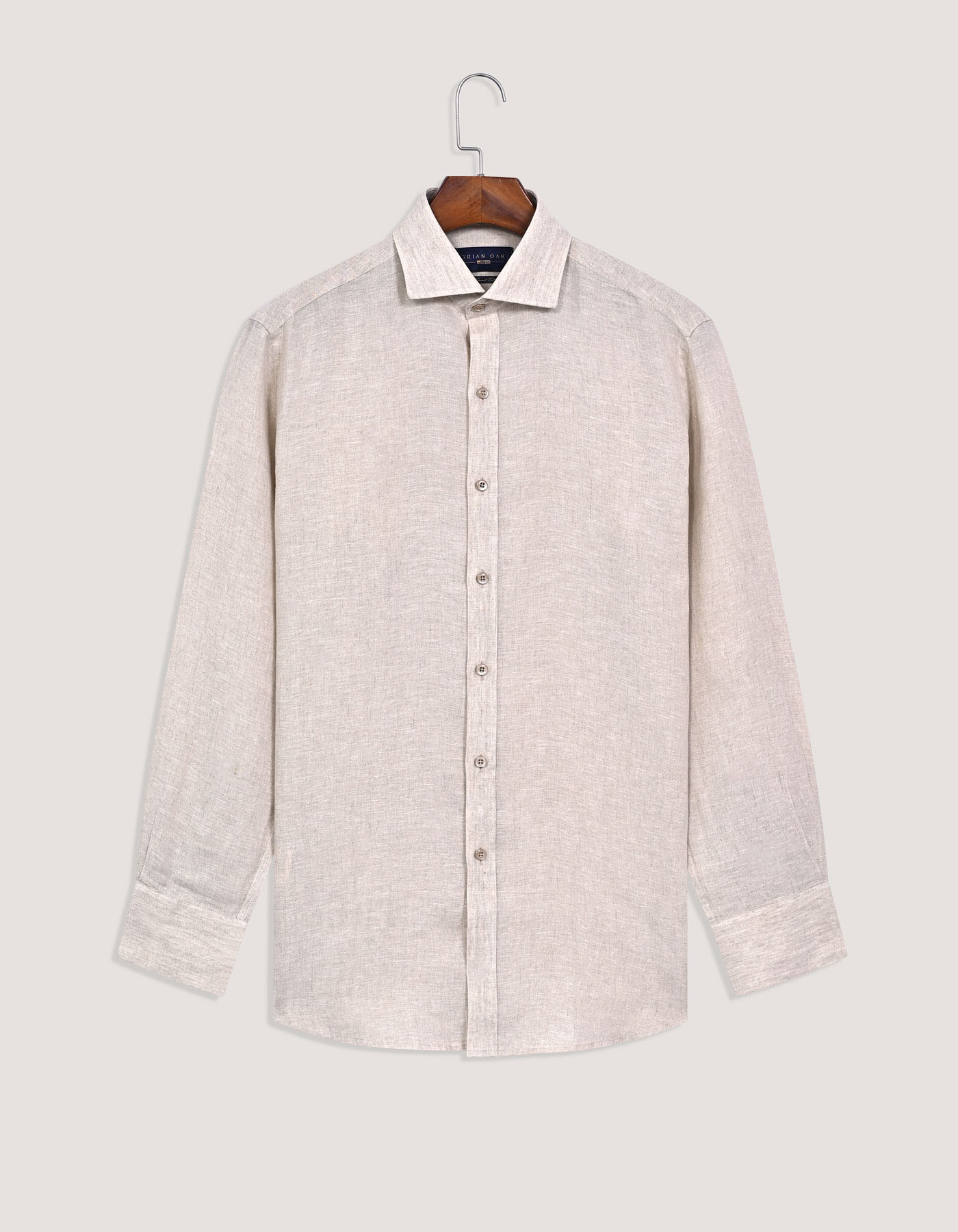 Pure Linen Shirt – Fawn